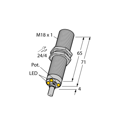 Датчик индуктивный Turck DBI5U-M18E-AP4X3 