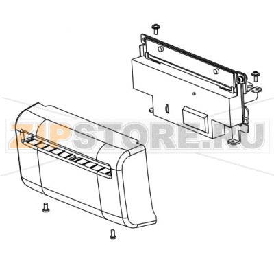 Отрезчик Datamax E-4304B Mark III Автоотрезчик (нож, резак) для принтера Datamax E-4304B Mark IIIНазвание запчасти Datamax на английском языке: Cutter Kit