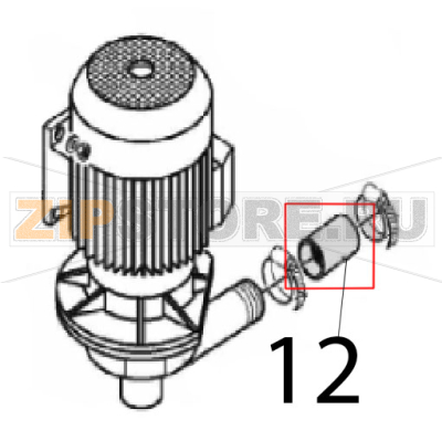 Outlet elbow L=170, ØI: 50, ØE: 60 Angelo Po C165D Outlet elbow L=170, ØI: 50, ØE: 60 Angelo Po C165DЗапчасть на деталировке под номером: 12