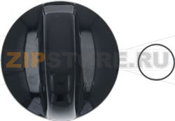 KNOB BLACK S-98 W/PIN 