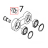 Pulley pin Rollmatic CP 52