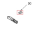 Set screw, 10-24 x 1/4 HDLS. CUP PT KitchenAid 5K5SS
