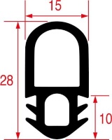 GUARNIZIONE PORTA FORNO 1420x660 mm