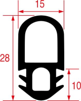GUARNIZIONE PORTA FORNO 1420x660 mm