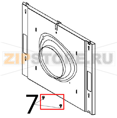 Vite te M6, Ø: 16x23 Angelo Po FX82E2T Vite te M6, Ø: 16x23 Angelo Po FX82E2TЗапчасть на деталировке под номером: 7