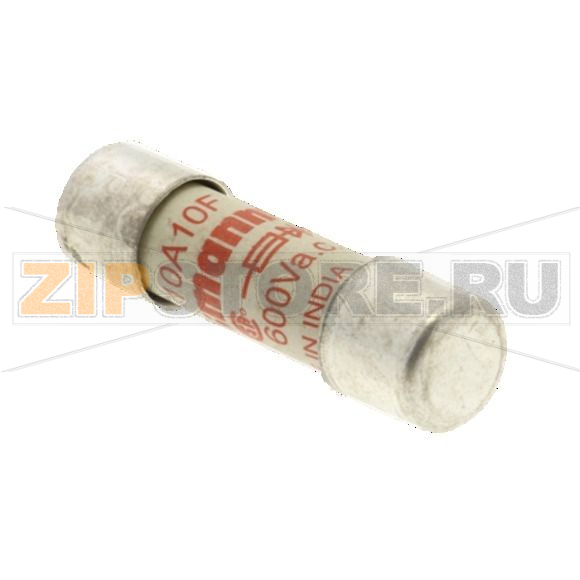 Предохранитель, 10 A, AC 600 В, 200 кА, 10x38 мм, aR, UL Eaton 10AMP 600V AC FERRULE 10x38MM 