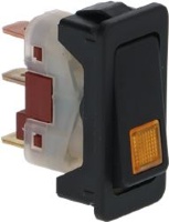 ЧЕРНЫЙ ДВУХПОЛЮСНЫЙ ВЫКЛЮЧАТЕЛЬ 10А 250В