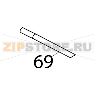 Tubo calorgen Ø: 15 mm Tecnoeka KF 1010 EV UD Tubo calorgen Ø: 15 mm Tecnoeka KF 1010 EV UDЗапчасть на деталировке под номером: 69