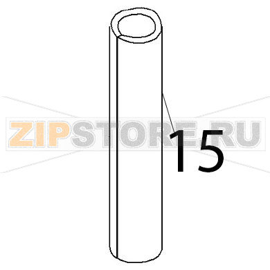 Pann. isolante tubo sfiato Angelo Po FX101G2 Pann. isolante tubo sfiato Angelo Po FX101G2Запчасть на деталировке под номером: 15