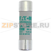 Предохранитель, 1 A, AC 500 В, 120 кА, 14x51 мм, aM, IEC Eaton CYL FUSE >STR >14x51 1A GG 500V