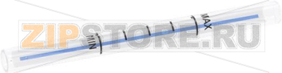 СМОТРОВОЕ СТЕКЛО Ø 11X135 ММ С ТРАФАРЕТНОЙ ПЕЧАТЬЮ 