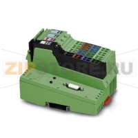 Устройство сопряжения с шиной Inline Modular-PROFIBUS DP/V1 Phoenix Contact IL PB BK DI8 DO4-PAC