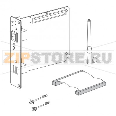 Модуль беспроводной связи DMXNet III WPA2 802.11b/g Wireless, LAN и USB адаптер Datamax M-4308 Mark II Модуль беспроводной связи DMXNet III WPA2 802.11b/g Wireless, LAN и USB адаптер Datamax M-4308 Mark IIНазвание запчасти Datamax на английском языке: DMXNet III WPA2 802.11b/g Wireless, LAN and USB Card