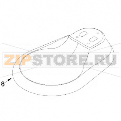 Base &amp; Foot Assembly Silver Metallic KitchenAid K45 Base & Foot Assembly Silver Metallic KitchenAid K45

Запчасть на сборочном чертеже под номером: 8

Название запчасти KitchenAid на английском языке: Base & Foot Assembly Silver Metallic KitchenAid K45