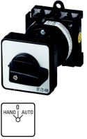 Переключатель, контакты: 6, 20 A, панель: HAND-0-AUTO, 45°, с фиксацией Eaton T0-3-15433/Z