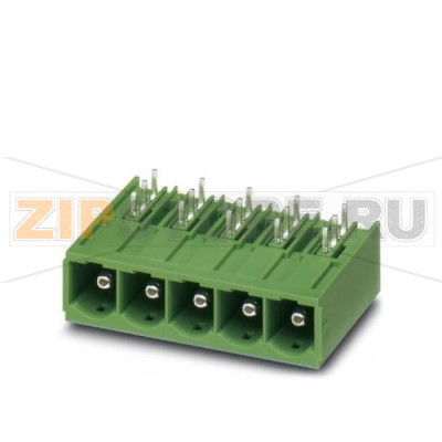 Ответная часть разъема Phoenix Contact PC 6-16/ 9-G1U-10,16 Номинальный ток: 76 А, Расчетное напряжение (III/2): 1000 В, Полюсов: 9, Размер шага: 10,16 мм, Цвет: зеленый, Поверхность контакта: Серебро, Монтаж: пайка.Минимальный заказ: 50 шт.Упаковка: 50 шт.