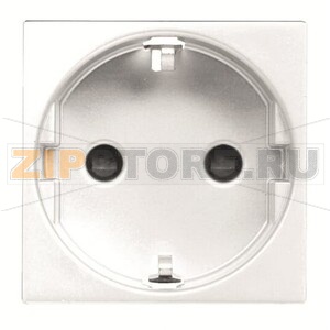 Розетка с заземлением 16 А, 250 В, альпийский белый ABB 2CLA228860N1101 