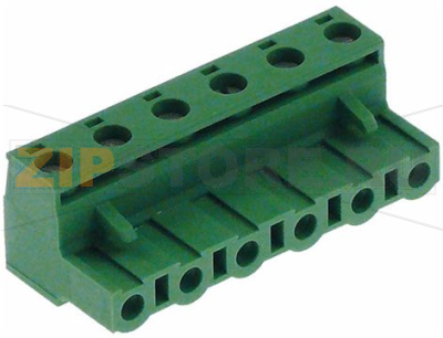 Terminal block 1.5mm   6 poles 