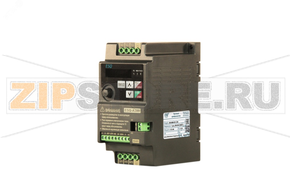 Преобразователь частоты 0.75 кВт, 220 В, 0-599 Гц, IP20 ESQ 08.04.001103 