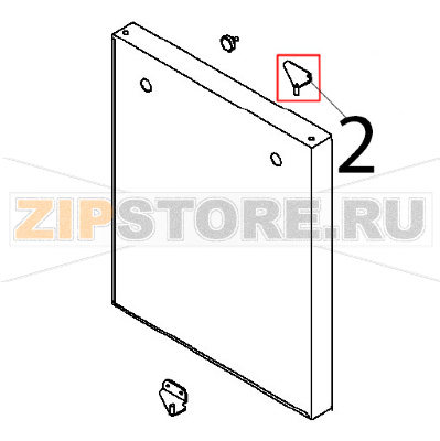 Hinge assembly Angelo Po 091CP1E Hinge assembly Angelo Po 091CP1EЗапчасть на деталировке под номером: 2