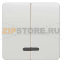 DELTA PROFIL ТИТАНОВО-БЕЛЫЙ ВЫКЛЮЧАТЕЛЬ 2 КЛАВИШИ С ОКНОМ Siemens 5TG7818