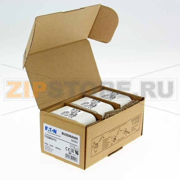 Предохранитель, 900 A, AC 690 В, 200 кА, size 3, aR, IEC UL Eaton FUSE 900A 690V 3BN/50 AR UC 