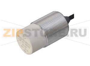 Индуктивный датчик Inductive sensor NRN30-30GH50-E2 Pepperl+Fuchs General specificationsSwitching functionNormally open (NO)Output typePNPRated operating distance30 mmInstallationnon-flushOutput polarityDCAssured operating distance0 ... 24.3 mmReduction factor rAl 1Reduction factor rCu 1Reduction factor r304 1Reduction factor rSt37 1Output type3-wireNominal ratingsOperating voltage10 ... 30 VSwitching frequency0 ... 300 HzHysteresistyp. 5  %Reverse polarity protectionreverse polarity protectedShort-circuit protectionpulsingVoltage drop&le 2 VRated insulation voltage60 VOperating current0 ... 200 mAOff-state current0 ... 0.5 mA typ. 0.1 &microA at 25 °CNo-load supply current&le 12 mAConstant magnetic field200 mTAlternating magnetic field200 mTSwitching state indicatorall direction LED, yellowFunctional safety related parametersMTTFd1140.2 aMission Time (TM)20 aDiagnostic Coverage (DC)0 %Approvals and certificatesProtection classIIRated insulation voltage60 VRated impulse withstand voltage800 VUL approvalcULus Listed, Type 1 enclosure Class 2 power sourceCCC approvalCCC approval / marking not required for products rated &le36 VAmbient conditionsAmbient temperature-25 ... 70 °C (-13 ... 158 °F)Storage temperature-40 ... 85 °C (-40 ... 185 °F)Mechanical specificationsConnection typecable PVC , 2 mCore cross-section0.34 mm2Housing materialstainless steel 1.4404 / AISI 316LSensing faceLCP, (conforms with FDA)Degree of protectionIP68 / IP69KMass164 gGeneral informationScope of deliverySupplied with 2 nuts