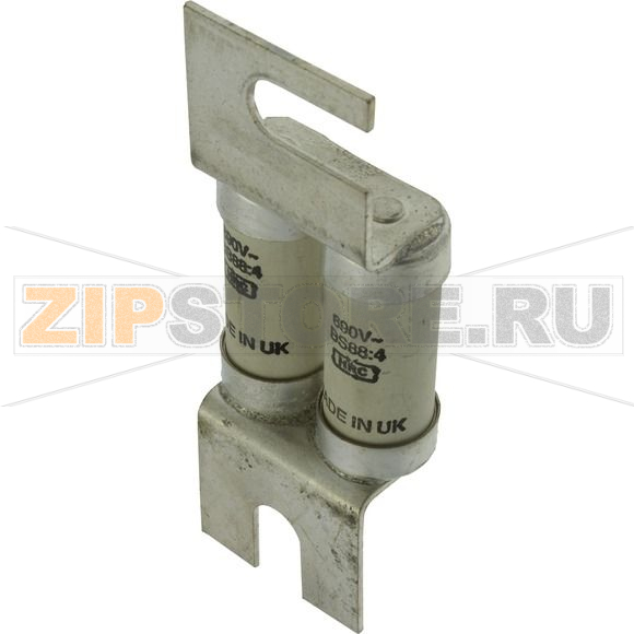 Предохранитель, 90 A, AC 690 В, DC 500 В, 200 кА, BS88, 20x36x102 мм, aR, BS Eaton 90A 690V AC 
