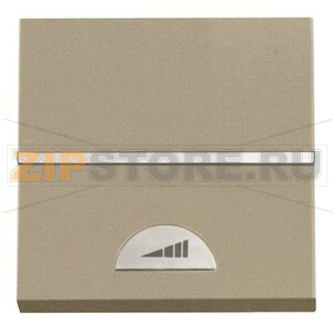 Диммер двухмодульный 60-500 Вт, шампань ABB 2CLA226010N1901 