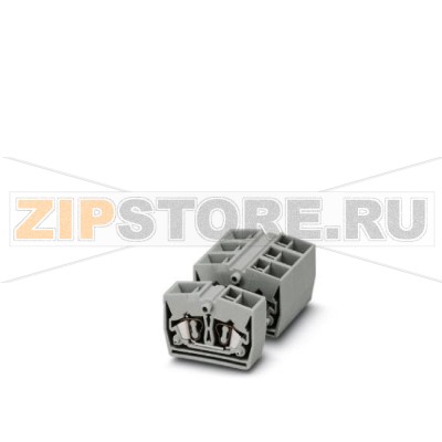 Проходные клеммы Phoenix Contact MZDB 1,5-M Тип подключения: Пружинный зажим, Полюсов: 1, Сечение: 0,14 мм² - 2,5 мм², AWG: 26 - 14, Ширина: 10,4 мм, Высота: 22 мм, Цвет: cерый, Тип монтажа: Резьбовой монтаж.Минимальный заказ: 50 шт.Упаковка: 50 шт.