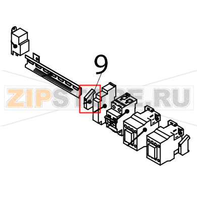 Клемма-упор KD 3 Abat ЛГ-620Ч-02 Клемма-упор KD 3 Abat ЛГ-620Ч-02Запчасть на деталировке под номером: 9