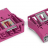 Snap-in socket; 4-pole; Cod. B; 4,00 mm; pink Wago 770-784/081-000 - Snap-in socket; 4-pole; Cod. B; 4,00 mm; pink Wago 770-784/081-000