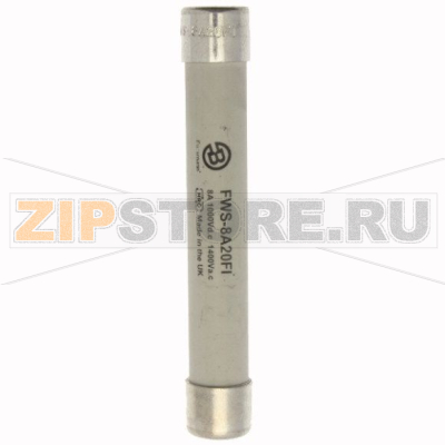 Предохранитель, 8 A, AC 2100 В, DC 1000 В, 50 кА, 20x127 мм, gS, IEC BS Eaton 8A 2100V TRACTION 