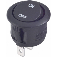 Переключатель клавишный 250 В/AC, 6 А, 1 x выкл/вкл TRU Components R13-112A-02 BB ON/OFF