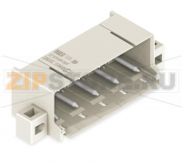 Вилка THT; 1.4 mm O solder pin; угловые; зажимное кольцо; Шаг контактов 7,5 мм; 3-пол.; светло-серые Wago 2092-3423/205-000