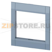 cover frame 76.2x 70.7mm (WxH) accessory for: circuit breaker 3-pole with TMTU access 3VA5 125 motor operator MO320 125 3VA9137-0HA.0 Siemens 3VA9033-0SB20