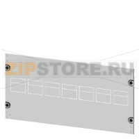 SIVACON S4 Masking frame SENTRON 3VA 3VA10 (up to 100 A) 3-pole Upright mounting position Fixed mounting, Plug-in socket Number of switches 7 Height 350 mm Width 800 mm Siemens 8PQ2035-8BA16