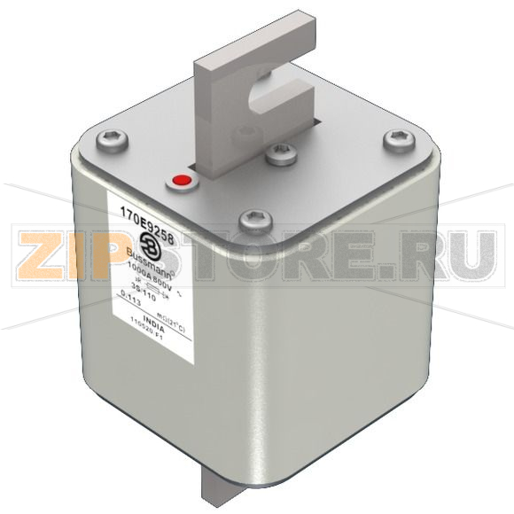Предохранитель, 1000 A, AC 800 В, 100 кА, DIN 3, aR Eaton FUSE 1000A 800V 3S/110 AR 