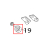 Pinion Toshiba TEC B-852-TS22-QP-R