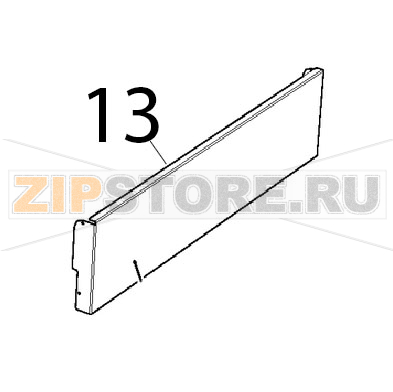 Profilo inferiore porta Unox XVC 1005EP Profilo inferiore porta Unox XVC 1005EPЗапчасть на деталировке под номером: 13
