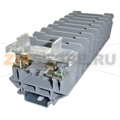 Клемма проходная с держателем предохранителя, открытая, серая CHIKU RBNF 10 
