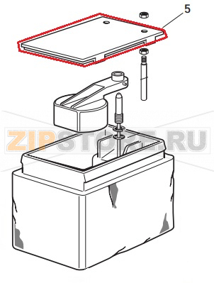 Beckenabdeckung Scotsman AF 80  Beckenabdeckung Scotsman AF 80Запчасть на сборочном чертеже под номером: 5Название запчасти Scotsman на немецком&nbsp;языке: Beckenabdeckung Scotsman AF 80