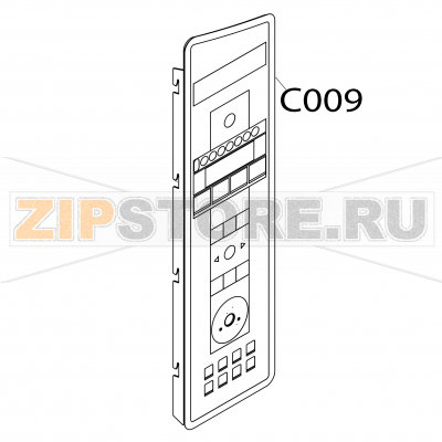 Press&amp;Go front panel Convotherm OES 6.10 Press&amp;Go front panel Convotherm OES 6.10Запчасть на деталировке под номером: С009