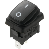 Переключатель клавишный 250 В/AC, 10 А, 1 x выкл/вкл, IP65 TRU Components TC-R13-66A8-02