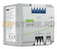 Switched-mode power supply; Eco; 1-phase; 24 VDC output voltage; 20 A output current; DC OK contact; 6,00 mm Wago 787-734