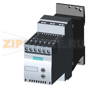 УСТРОЙСТВО ПЛАВНОГО ПУСКА SIRIUS, ТИПОРАЗМЕР S00, 6.5A, 3КВТ/400V, 40 ГРАД., НОМИНАЛЬНОЕ РАБОЧЕЕ НАПРЯЖЕНИЕ UE 200-480V AC, НОМИНАЛЬНОЕ НАПРЯЖЕНИЕ ЦЕПИ УПРАВЛЕНИЯ US 110-230V AC/DC, ВИНТОВЫЕ КЛЕММЫ Siemens 3RW3014-1BB14 