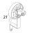 Simple pressure switch Fagor FI-80