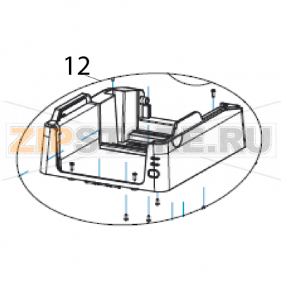 Mid cover package Sato WS412 TT Mid cover package Sato WS412 TTЗапчасть на деталировке под номером: 12Название запчасти на английском языке: Mid cover package Sato WS412 TT.