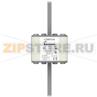 Предохранитель, 400 A, AC 690 В, 200 кА, size 2, 61x77x135 мм, aR, IEC UL Eaton FUSE 400A 690V