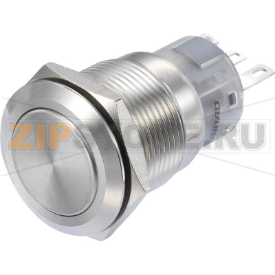 Кнопка 250 В/AC, 3 А, 1 x вкл/вкл, без фиксации, IP65, 1 шт TRU Components LAS1-AGQ-11/S 